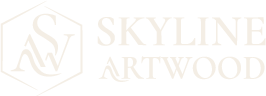 Logo de Skyline ArtWood, créateur de bijoux et d'objets artisanaux en bois, résine et pierres fines